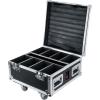 imageRockville 6RF CASE Charging Road Case for 8 Battery PAR 6RF Lights Stackable Design Shockproof Foam BuiltIn Wheels for Mobile DJs and Event Planners