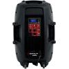 imageRockville BPA15 800W Peak200W RMS Powered 15 PA Speaker Bluetooth USBSD FM Radio 2Band EQ Remote Lightweight Durable for DJs and Live Events
