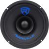 imageRockville RM68SP 65 in 480W Peak  240W RMS MidRange Car Speaker 8 Ohm Dual Cone Kevlar Foam Suspension Bullet Phase Plug CEA Compliant for Car Audio 4Piece