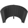 imageRockville ROCKSHIELD 4 Studio Mic Isolation Shield HighDensity Acoustic Foam Vertical Slot Design Adjustable Panels for Vocal Recording Podcasting and Streaming