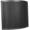 imageRockville ROCKSHIELD 4 Studio Mic Isolation Shield HighDensity Acoustic Foam Vertical Slot Design Adjustable Panels for Vocal Recording Podcasting and Streaming