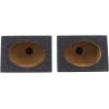 imageRockville RVL69W Bundle 2 6x9Inch 300Watt Peak150Watt RMS Each 4Ohm Cast Aluminum Competition Car Subwoofers 2 RS6X9PR Sealed 6x9 MDF Speaker Box Enclosures with Gold Terminals 4Items