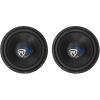imageRockville W12K5S4 12 in 1400W Peak 350W RMS Car Audio Subwoofer 4 Ohm Deep Bass High Power Handling Durable Build for Car Audio Enthusiasts 2Piece