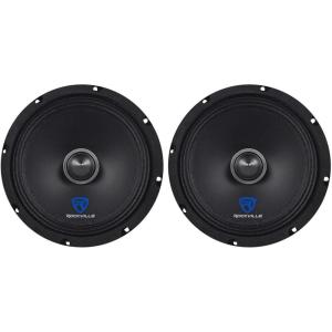 imageRockville 2 RXM84 8 500w 4 Ohm MidRange Drivers Car Speakers MidBass