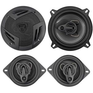 imageRockville Car Audio Bundle 2 RV53A 525 600W Peak  100W RMS 3Way Car Speakers 2 RV353A 35 200W Peak  60W RMS 3Way Car Speakers 4Items