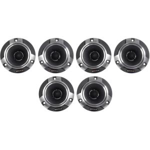 imageRockville RT5 Aluminum Tweeter Pair 28 120W 4 Ohms Titanium Diaphragm Kapton Voice Coil High Sensitivity CEA Perfect for Car and Pro Audio 3Pairs