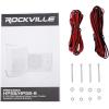 imageRockville HP5S8 420W Peak140W RMS 525 in Marine Indoor Outdoor Box Speakers for Boats with Swivel Brackets IPX44 Weather Resistant White 6 Piece
