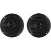 imageRockville MS40B 4 in 200 Watt Peak  50 Watt RMS Marine Boat Speakers 4 Ohm Waterproof Compact Design HighFidelity Sound UVResistant for Boats and Outdoor Use 3Pairs