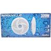 imageRockville RSM65B 320W 65 Marine Speakers 4 Ohm Waterproof Shallow Mount High Bass Perfect for Boats and Outdoor VehiclesWhite