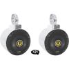 image2 Kicker CSC54 525 360 Degree Swivel Chrome Wakeboard Tower Speakers