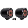 image2 Kicker KM65 65 LED 360 Swivel Black Aluminum Surface Mount Boat Speakers