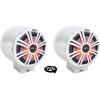 image2 Kicker KM8 8 LED 360 Degree Swivel Chrome Surface Mount Boat Speakers