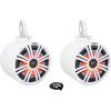 image2 Kicker KM8 8 LED 360 Swivel White Aluminum Wakeboard Tower Speakers