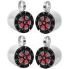 imageRockville 4 8 900 Watt Marine Boat Aluminum Wakeboard Tower Speakers wLEDs