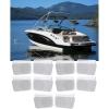 imageRockville HP65S8 65 in 500W Peak 160W RMS Indoor Outdoor Home Theater Speakers with Swivel Mounting Brackets Weather Resistant for Boats 10Piece