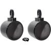 imageRockville MAC80B Bundle 2 77in Black Aluminum Wakeboard Tower Speaker Pod Enclosures 2 MAC360B 360 Swivel Surface Mount Clamps for Boat Towers 4Items