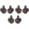 imageRockville RKL65MBW Bundle 3 Pairs 65 Marine Wakeboard LED Speakers 700W Peak170W RMS per Pair 3 Pairs MAC65B Black Aluminum Wakeboard Tower Speaker Pod Enclosures 6Items