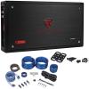imageRockville RXDT2 Bundle 2400Watt Peak 2 Channel Micro Class D Water Resistant Car Amplifier RWK41 4 AWG Gauge Waterproof Marine Amp Install Wire Kit 2Items