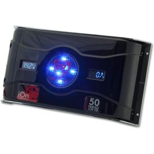 imageRockville 50 Farad 24V Surge Hybrid Ion Capacitor VoltageAmperage Meter RXC50D