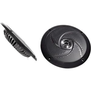 imageRockville RSM65B 320W 65 Marine Speakers 4 Ohm Waterproof Shallow Mount High Bass Perfect for Boats and Outdoor VehiclesBlack