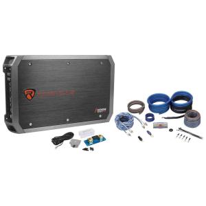 imageRockville RXDM3 Bundle 4000Watt Peak1000Watt DynoCertified RMS Mono 1Ohm Amplifier RWK4CU 4 Gauge 100 Copper Complete Amp Installation Wire Kit 2Items