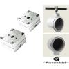 imageRockville 2 6x9 1000w 360 Degree Swivel Chrome Surface Mount Boat Speakers
