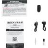 imageRockville A2BT Rechargeable Bluetooth 50 Aux Adapter 35ft Range 10hr Battery Dual Pairing HandsFree Calls 14 Adapter Dual Male 35mm Detachable Jack