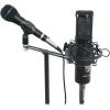 imageRockville ACCDM Dual Mic Stand Adapter Bar 58 and 38 Threading Steel Construction Adjustable Positioning Compact Design for Stereo Recording and Podcasts