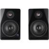 imageRockville APM5D V2 525Inch Powered Studio Monitor Speakers Pair Dark Wood BluetoothBlack
