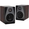imageRockville APM5D V2 525Inch Powered Studio Monitor Speakers Pair Dark Wood BluetoothDark Wood