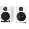 imageRockville APM5D V2 525Inch Powered Studio Monitor Speakers Pair Dark Wood BluetoothWhite