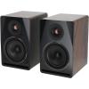 imageRockville APM6D V2 65 Powered Studio Monitor Speakers Pair Bluetooth 100W RMS400W Peak Dark WoodDark Wood