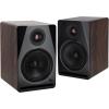 imageRockville APM8B V2 8Inch Powered Studio Monitor Speakers Pair Black BluetoothDark Wood