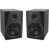imageRockville APM8W Powered USB Studio Monitor Speaker Pair in White 8 2Way 500W EQ MDF Wood RCAXLR Perfect for Studios Recording MusicBlack