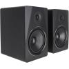 imageRockville APM8W Powered USB Studio Monitor Speaker Pair in White 8 2Way 500W EQ MDF Wood RCAXLR Perfect for Studios Recording MusicBlack