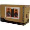 imageRockville APM8W Powered USB Studio Monitor Speaker Pair in White 8 2Way 500W EQ MDF Wood RCAXLR Perfect for Studios Recording MusicCherry