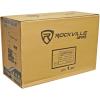 imageRockville APM8W Powered USB Studio Monitor Speaker Pair in White 8 2Way 500W EQ MDF Wood RCAXLR Perfect for Studios Recording MusicWhite