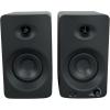 imageRockville ASM4 Powered Studio Monitor Speaker Pair 4 2Way 200W Black Bluetooth Optical Input Perfect for Studio Monitoring Computer Speakers