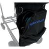 imageRockville CARTACC 5 Pocket Accessory Bag for Rock Cart Pro Durable 600D Polyester RainResistant Secure DRing Clips for DJs and Event Vendors