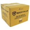 imageRockville CL165004 16 AWG 500ft 4 Conductor Speaker Wire CL2 Rated InCeiling Installation High Purity Copper Flexible PVC Jacket for Home Theater and MultiRoom Audio250 Foot 4 Conductor