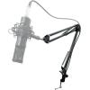 imageRockville DMS40 40Inch Studio Microphone Boom Arm Stand Aluminum Desk Clamp 360 degree Rotation Steel Frame ABS Mic Clip for Podcasting and Streaming30
