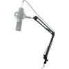 imageRockville DMS40 40Inch Studio Microphone Boom Arm Stand Aluminum Desk Clamp 360 degree Rotation Steel Frame ABS Mic Clip for Podcasting and Streaming30
