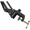 imageRockville DMS40 40Inch Studio Microphone Boom Arm Stand Aluminum Desk Clamp 360 degree Rotation Steel Frame ABS Mic Clip for Podcasting and Streaming40