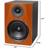 imageRockville DPM6B 65 2Way 210W Black ActivePowered Studio Monitor SpeakerClassic Wood