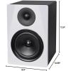 imageRockville DPM6B 65 2Way 210W Black ActivePowered Studio Monitor SpeakerWhite