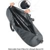 imageRockville ESB2 Carry Bag for Pair Pro DJ Tripod Speaker Stands Foam Padding Divider Adjustable Strap for Mobile DJs and Live Events
