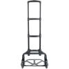 imageRockville GigMate 154 lbs DJMusician Aluminum Trolley Hand Truck Folds Flat Large Rubber Wheels Bungee Cord Included Adjustable Height for DJs and Musicians Transporting Gear
