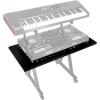 imageRockville KS2 Shelf for ZStand or XStand DJ Table 150 lbs Capacity Ventilation Holes Foam Padding Perfect for DJs and Musicians