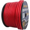 imageRockville R4G150R 4 AWG 150Ft Red Amp Power Wire Spool UltraFlexible Copper Cable High Current Competition Grade PVC Jacket Heat Resistant