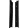 imageRockville RAIL10U 10U Reversible Rack Rails with M5 Circle or Square Screw Holes  199 Rackmount Rails for 6U Racks Includes Circle amp Square Hole Options for Easy Gear Installation10U